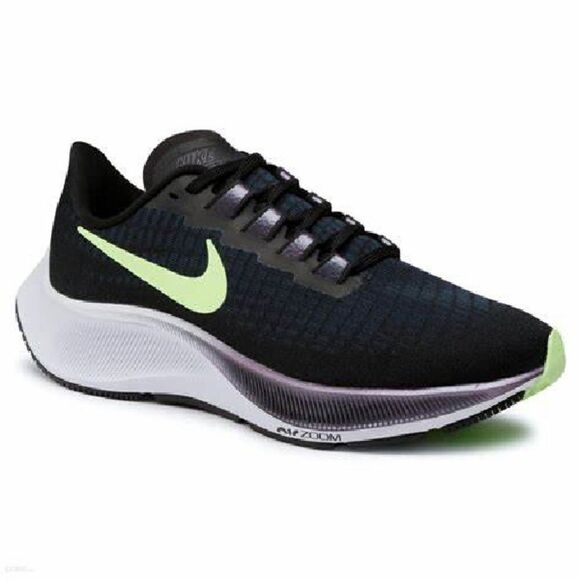 NEW NIKE Air Zoom Pegasus 37 Black Green Eggplant trim 9.5 US 41 EUR - Picture 1 of 10
